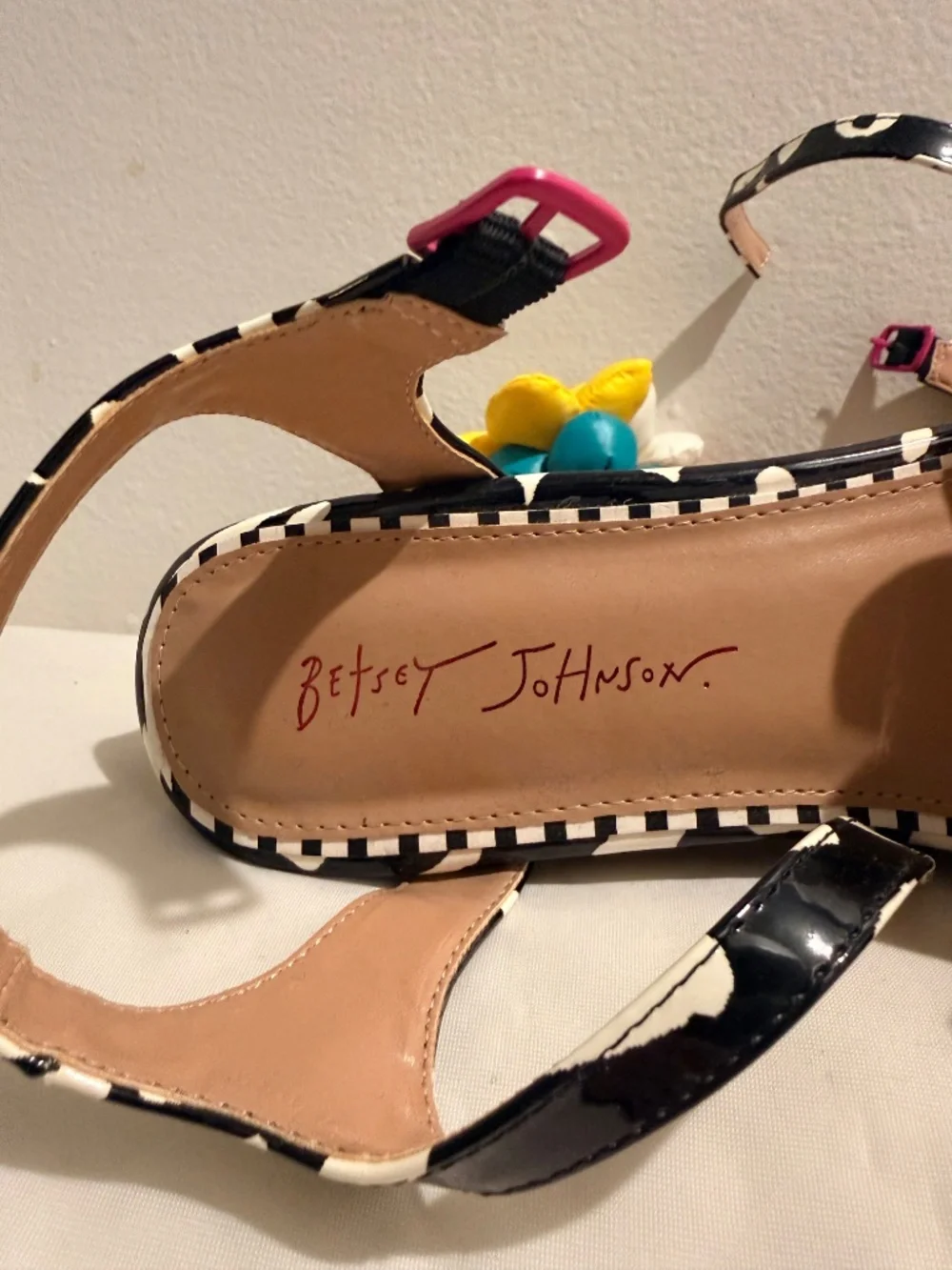 Betsey Johnson Kinslee Floral Platform Heels